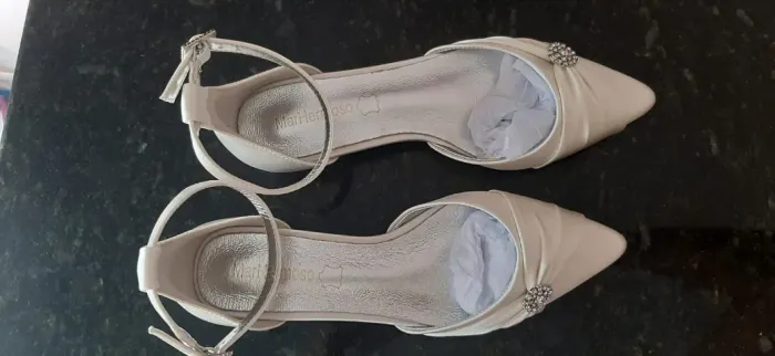 Lindo Sapato NOVO para Noiva, Primeira Eucaristia ou ocasião especial Nº 36