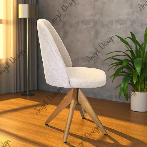 Cadeira de jantar Giratória Design 