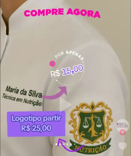 Transforme sua marca em estilo com bordados personalizados!