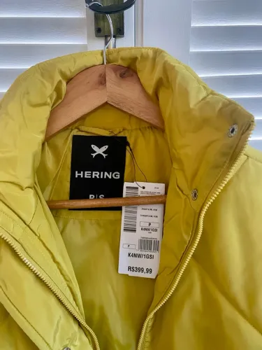 Jaqueta Hering mostarda  Feminina P