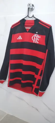 Camiseta I Flamengo 2024 manga longa P