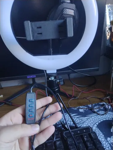 Ring Light com Tripé e Controle Remoto