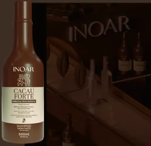 Shampoo Inoar Cacau Forte Força e Crescimento 500ML