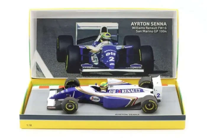 1:18 Williams Renault Fw16 Senna San Marino Gp 94 Imola F1