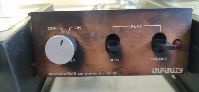 Amplificador Infinity MK1 General Acoustics Raro.
