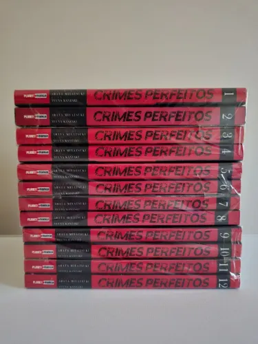 Coleção de Mangás Crimes Perfeitos (volumes 1 ao 12)