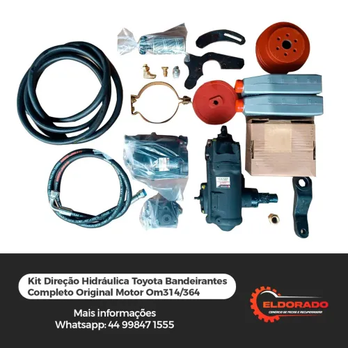 Kit Direção Hidráulica Toyota Bandeirantes Completo Original Motor Om314/364