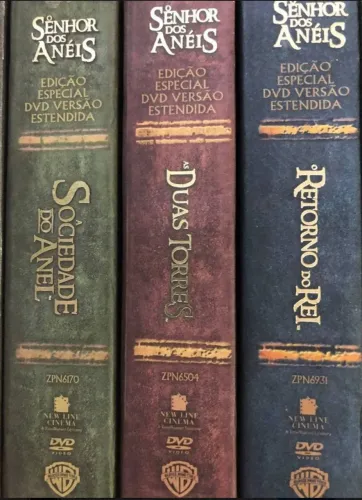 DVD Box Trilogia Senhor dos Anéis Versão Estendida 