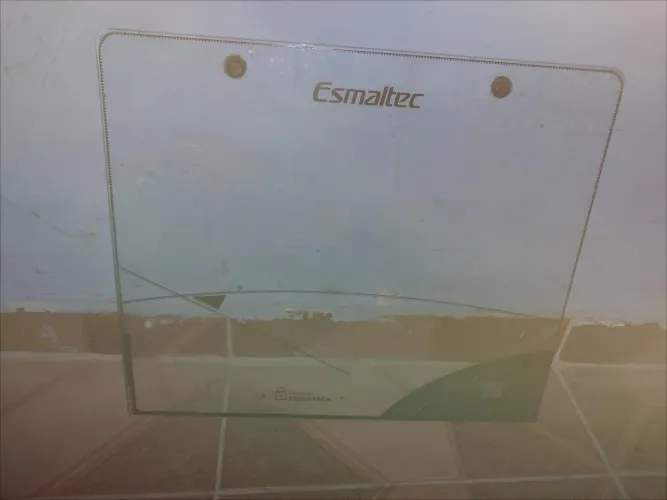 Tampa de vidro para fogão esmaltec 4 bocas