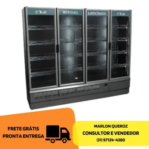 Freezer Refrigerador para Bebidas 4 Portas Polar