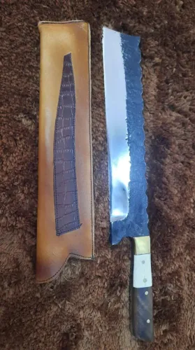 Facão gaúcho tipo "machete" em aço carbono 5160
