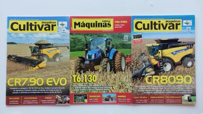 New Holland - Kit de 3 revistas Cultivar Máquinas