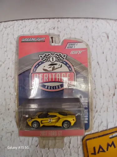 Miniatura Ford GT 2017 - Greenlight - Série Heritage Racing