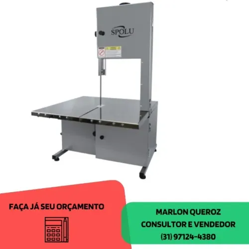 Serra Fita de Açougue 1,74M Inox Spolu
