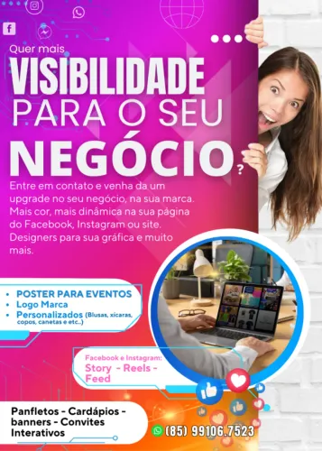 Marketing digital - Social Média - Designer Gráfico - Tráfego Pago 