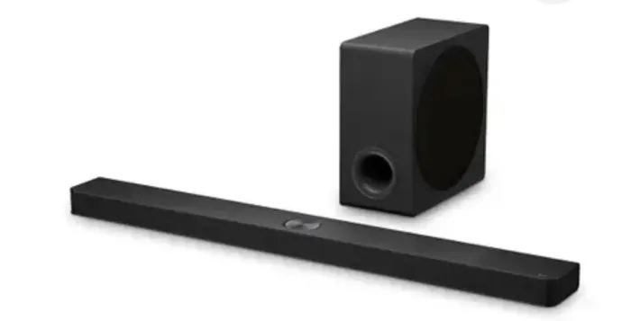 Caixa de Som Soundbar LG S90QY com Subwoofer Bluetooth 5.1 AI Sound PRO