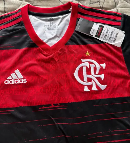Camisa Adidas Flamengo Masculina Oficial I 20/21 S/N° EW1510