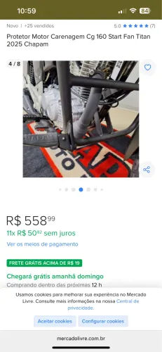 Protetor de carenagem chapam