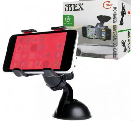 Suporte Veicular para Celular Universal com Ventosa Mex C-1017