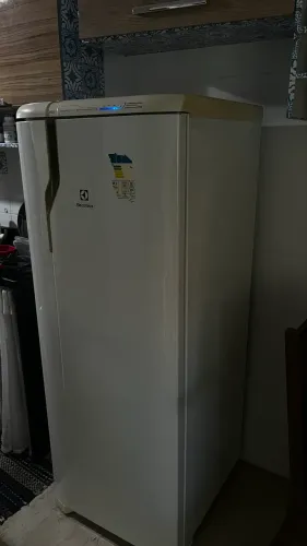 Geladeira Electrolux Cycle Defrost 240L Degelo Prático Uma Porta Branca RFE39