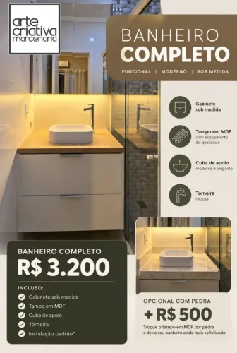 BANHEIRO MDF PLANEJADO