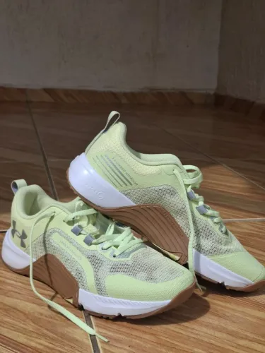 Tênis Under Armor Verde Treino Novo