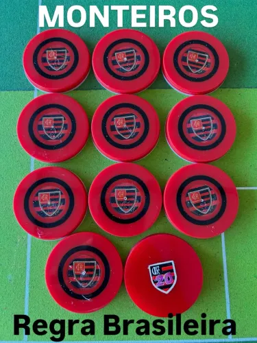 Futebol de botão - Flamengo do Monteiro 57mm