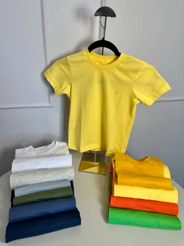 Camisa básica menino 100% algodão