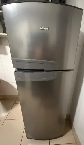 Geladeira Consul Frost Free 340L Duplex Inox 110V - Excelente Estado