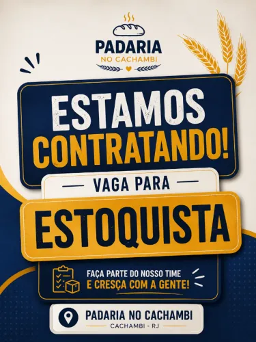 CONTRATA-SE ESTOQUISTA COM EXPERIÊNCIA
