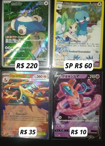 Cartas Pokémon Originais Lindas