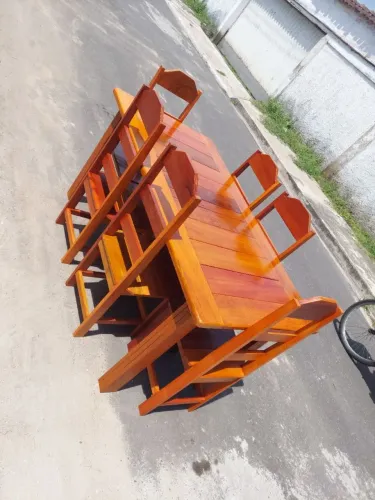 Mesa De 6 Cadeiras Novas ( Fazemos Entrega )