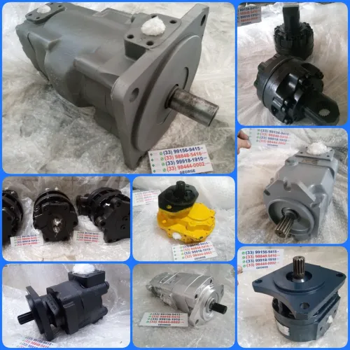 BOMBA HIDRÁULICA MUNCK TRATOR RETROESCAVADEIRA PRENSA POLIGUINDASTE