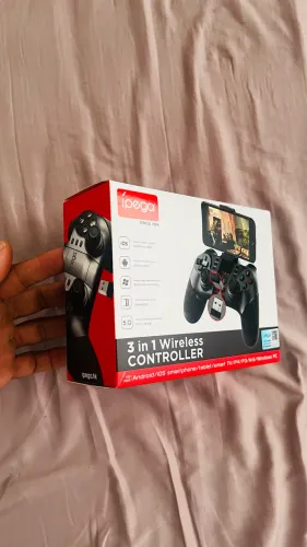 Controle Gamer Bluetooth Ipega 3 em 1 - Multiplataforma
