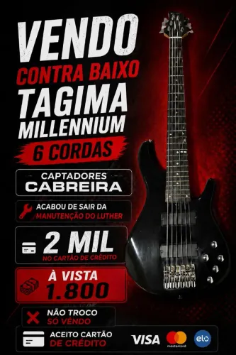 Baixo Tagima Millennium 6 cordas 