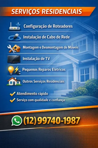 Montador de Móveis e Serviços diversos residencial