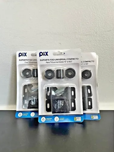 Suporte Universal para TV de 10 a 100 Polegadas com Buchas e Parafusos a Pronta Entrega