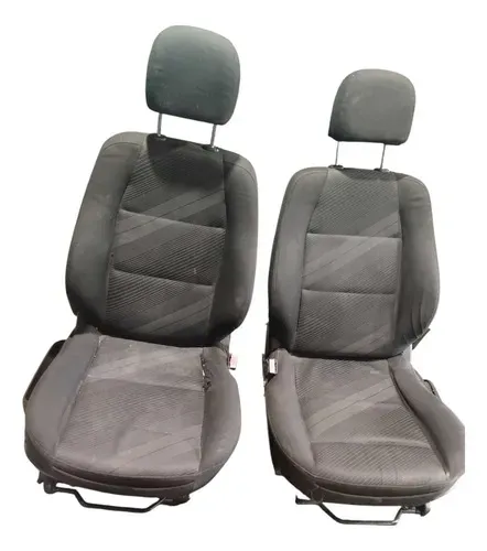 Jogo Banco Dianteiro Peugeot 307 2009 Com Detalhe Preto