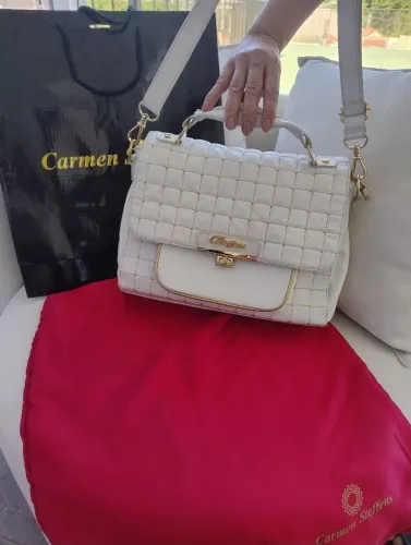 Bolsa Carmen Steffens branca original