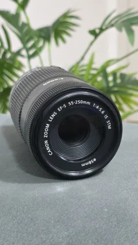 LENTE CANON EFS 55-250MM IS STM LIMPA SEM.FUNGOS 