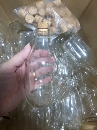 Garrafinhas de vidro 200 mL NOVAS para licor, lembrancinhas, etc