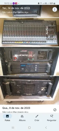 Vendo um amplificador times one is 803 5.000 watts valor 2.600 reais telefone *88