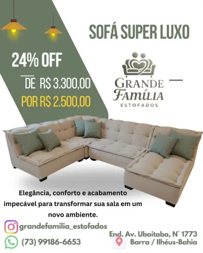 Sofá Super Luxo