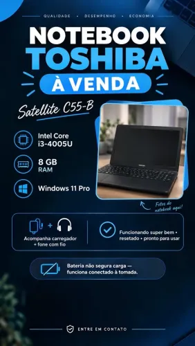Notebook Toshiba Satellite C55-B