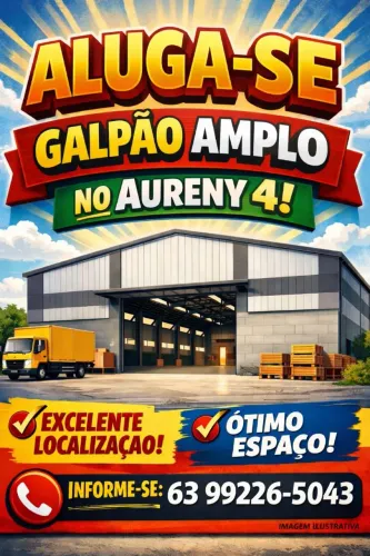 Galpão amplo, bem localizado, imagem ilustrativa.