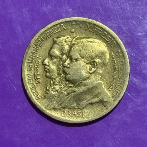 Moeda 1.000 Réis 1922 - Centenário da Independência do Brasil