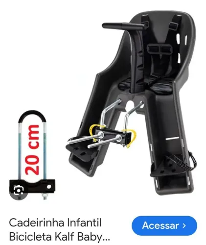Cadeirinha dianteira koff baby