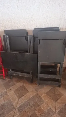 Mesa com cadeira de paletes