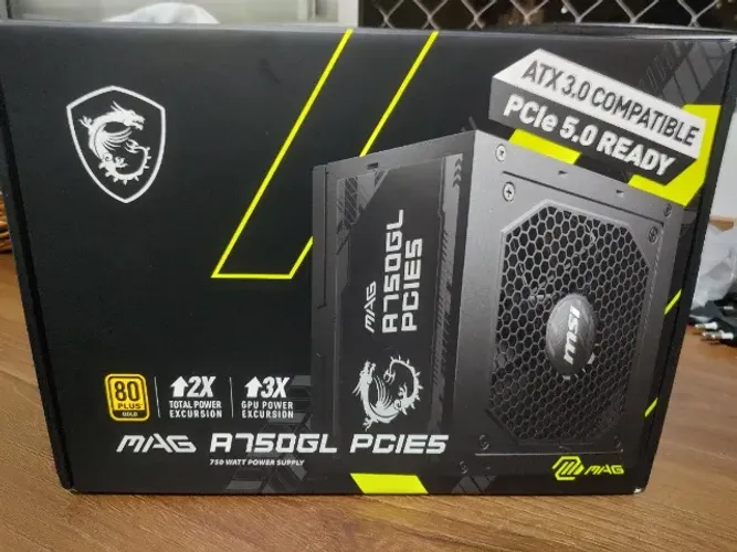 Fonte MSI Mag A750gl 750W 80