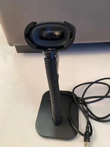 Leitor de Código De Barras Com Fio Suporte Flexivel 1d, 2d Portátil Novavida ND-59061